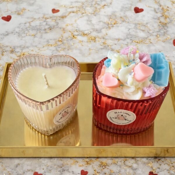 Set de Velas Corazón Romántico